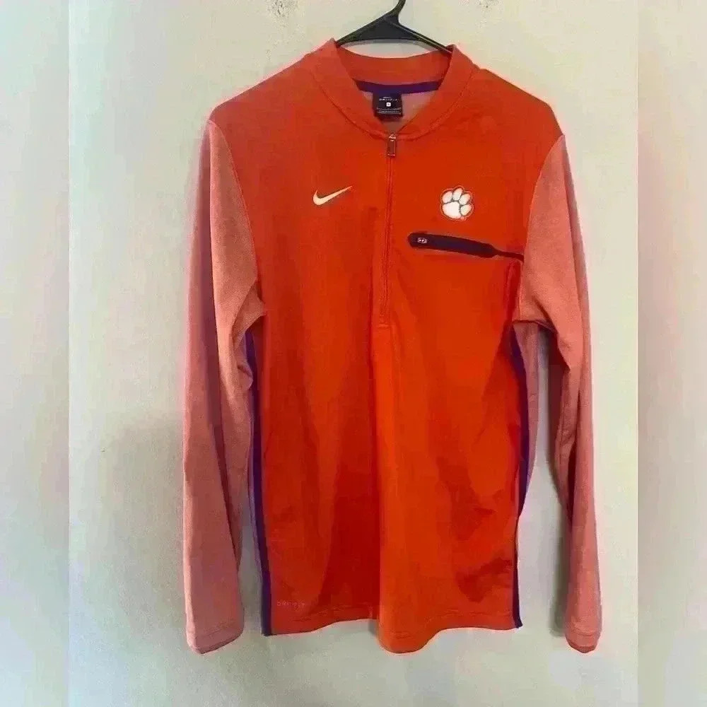 Nike Clemson Quarter Zip Jacket size small
